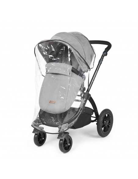 Ickle Bubba Stomp Luxe All in One Travel System With Isofix Base (Cirrus)-Black / Pearl Grey / Black Ickle Bubba