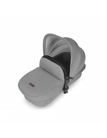 Ickle Bubba Stomp Luxe All in One Travel System With Isofix Base (Cirrus)-Black / Pearl Grey / Black Ickle Bubba