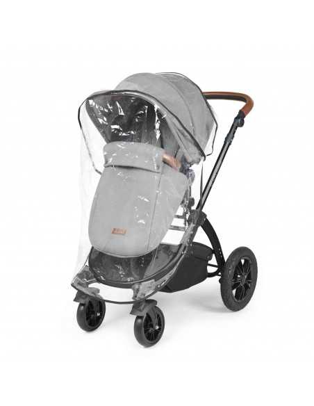 Ickle Bubba Stomp Luxe All-in-One Travel System With Isofix Base (Cirrus)-Black / Pearl Grey / Tan Ickle Bubba