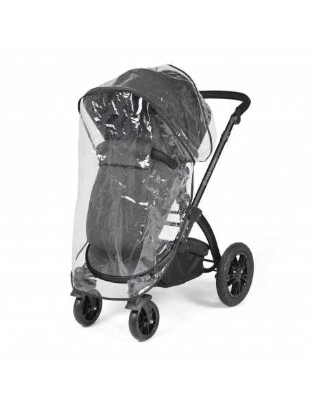 Ickle Bubba Stomp Luxe All-in-One Travel System With Isofix Base (Cirrus)-Black / Charcoal Grey / Black Ickle Bubba