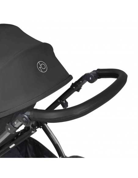 Ickle Bubba Stomp Luxe All-in-One Travel System With Isofix Base (Cirrus)-Black / Charcoal Grey / Black Ickle Bubba