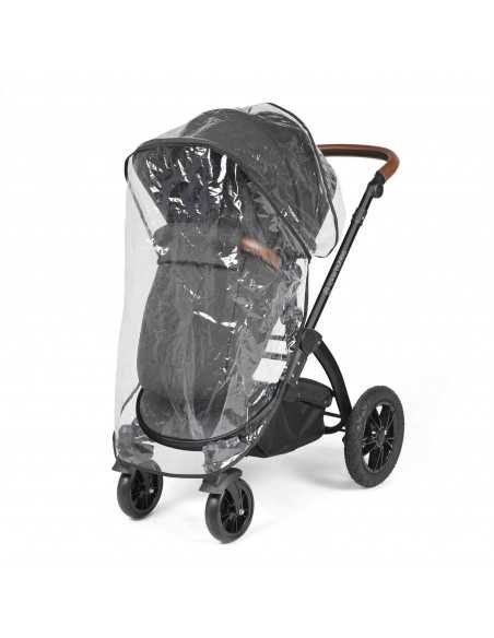 Ickle Bubba Stomp Luxe All-in-One Travel System With Isofix Base (Cirrus)-Black / Charcoal Grey / Tan Ickle Bubba