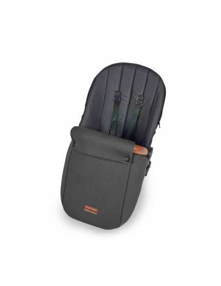 Ickle Bubba Stomp Luxe All-in-One Travel System With Isofix Base (Cirrus)-Black / Charcoal Grey / Tan Ickle Bubba