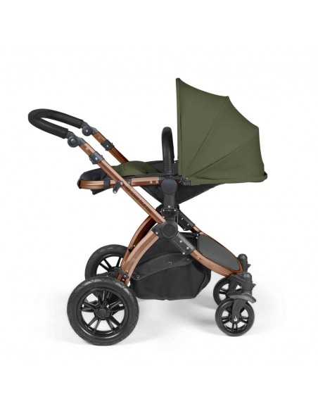 Ickle Bubba Stomp Luxe All in One Travel System With Isofix Base (Cirrus)-Bronze / Midnight / Black Ickle Bubba