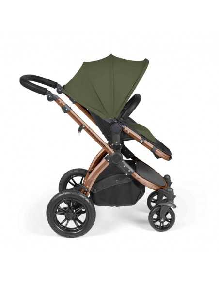 Ickle Bubba Stomp Luxe All in One Travel System With Isofix Base (Cirrus)-Bronze / Midnight / Black Ickle Bubba