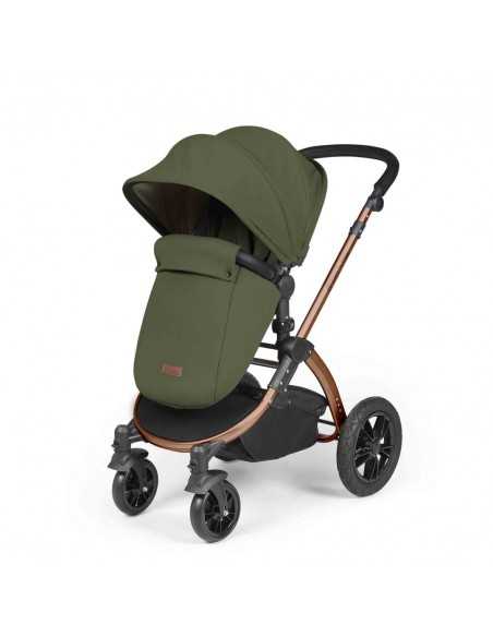 Ickle Bubba Stomp Luxe All in One Travel System With Isofix Base (Cirrus)-Bronze / Midnight / Black Ickle Bubba