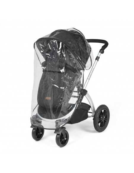 Ickle Bubba Stomp Luxe All in One Travel System With Isofix Base (Cirrus)-Silver / Midnight / Black Ickle Bubba