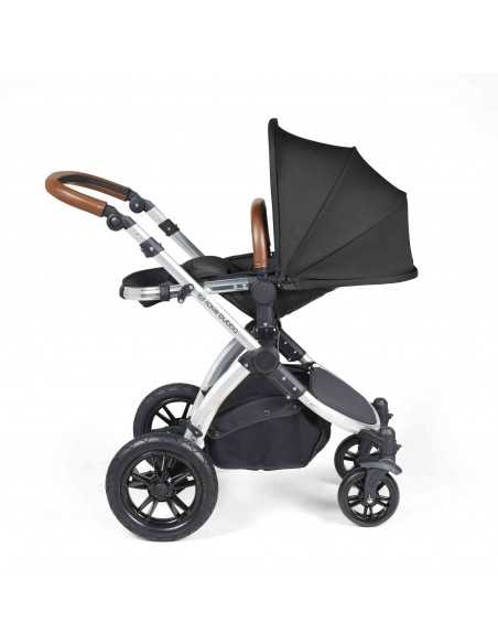 Ickle Bubba Stomp Luxe All in One Travel System With Isofix Base (Cirrus)-Silver / Woodland / Tan Ickle Bubba