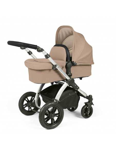 Ickle Bubba Stomp Luxe All in One Travel System With Isofix Base (Cirrus)-Silver / Desert / Black Ickle Bubba