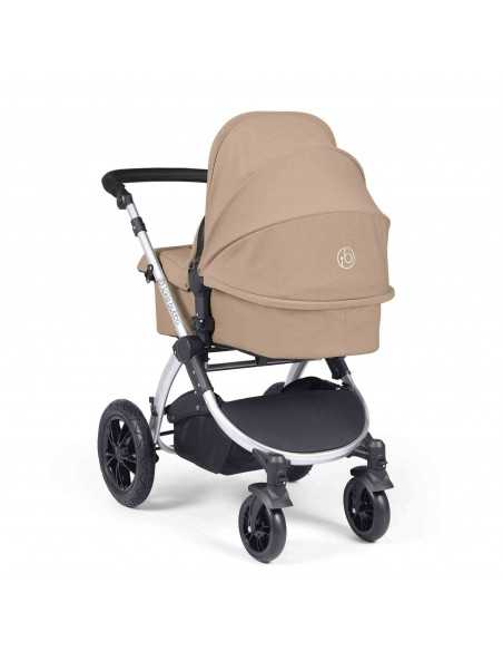 Ickle Bubba Stomp Luxe All in One Travel System With Isofix Base (Cirrus)-Silver / Desert / Black Ickle Bubba