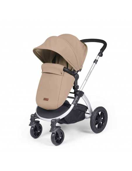 Ickle Bubba Stomp Luxe All in One Travel System With Isofix Base (Cirrus)-Silver / Desert / Black Ickle Bubba