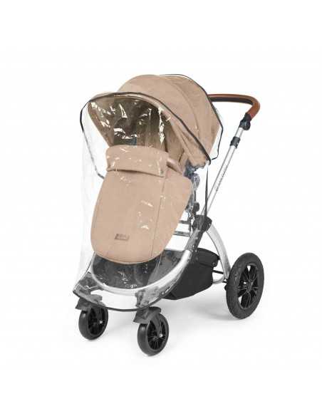 Ickle Bubba Stomp Luxe All in One Travel System With Isofix Base (Cirrus)-Silver / Desert / Tan Ickle Bubba