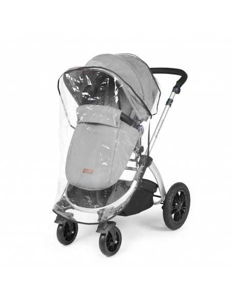 Ickle Bubba Stomp Luxe All in One Travel System With Isofix Base (Cirrus)-Silver / Pearl Grey / Black Ickle Bubba