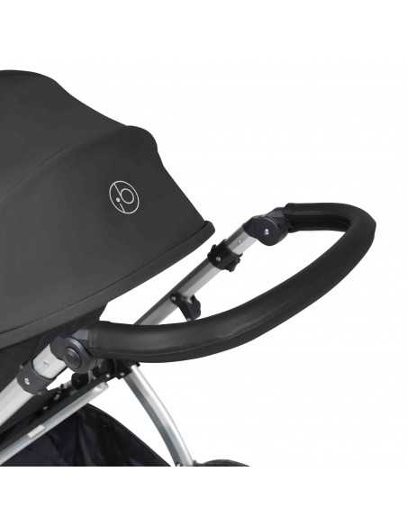 Ickle Bubba Stomp Luxe All in One Travel System With Isofix Base (Cirrus)-Silver / Charcoal Grey / Black Ickle Bubba