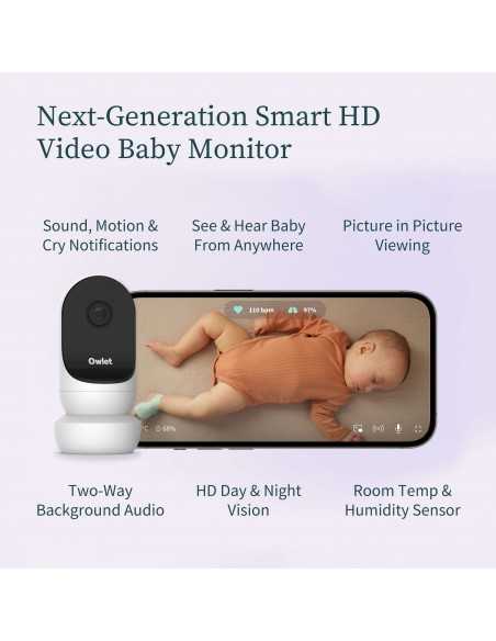 Owlet Cam 2 Baby Monitor-Pure White Owlet