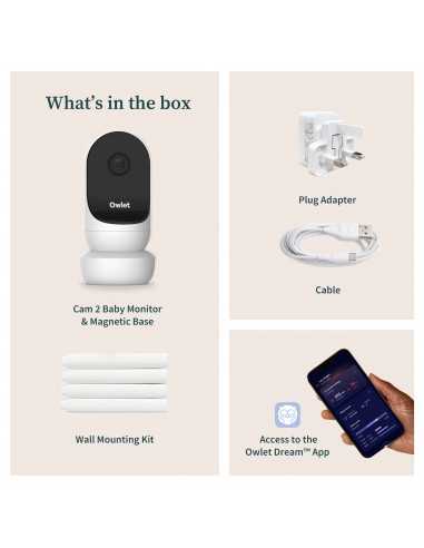 Owlet Cam 2 Baby Monitor-Pure White Owlet Cam 2 Baby Monitor-Pure White
