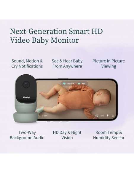 Owlet Cam 2 Baby Monitor-Green Sage Owlet
