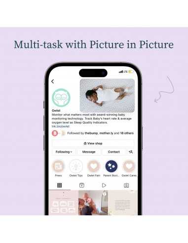 Owlet Cam 2 Baby Monitor-Green Sage Owlet Cam 2 Baby Monitor-Green Sage