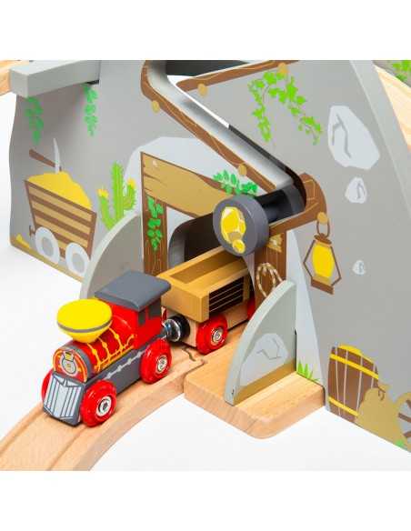 Bigjigs Rail Wild West Train Set-Multicolour Bigjigs Toys