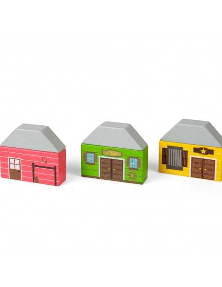 Bigjigs Rail Wild West Train Set-Multicolour Bigjigs Toys