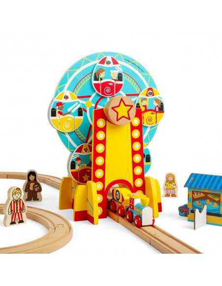 Bigjigs Rail Ferris Wheel-Multicolour Bigjigs Toys