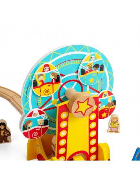 Bigjigs Rail Ferris Wheel-Multicolour Bigjigs Toys