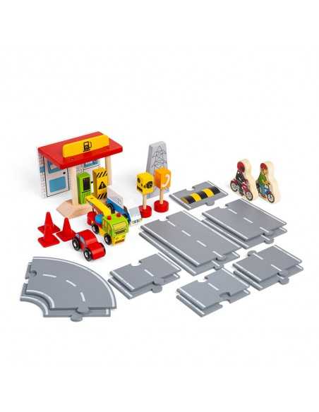 Bigjigs Rail Roadway Accessory Pack-Multicolour Bigjigs Toys