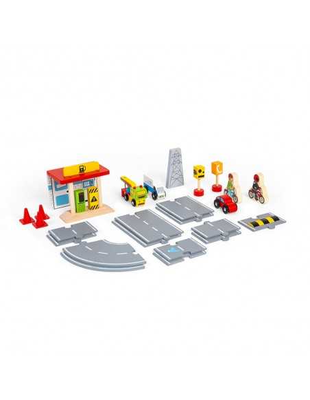 Bigjigs Rail Roadway Accessory Pack-Multicolour Bigjigs Toys