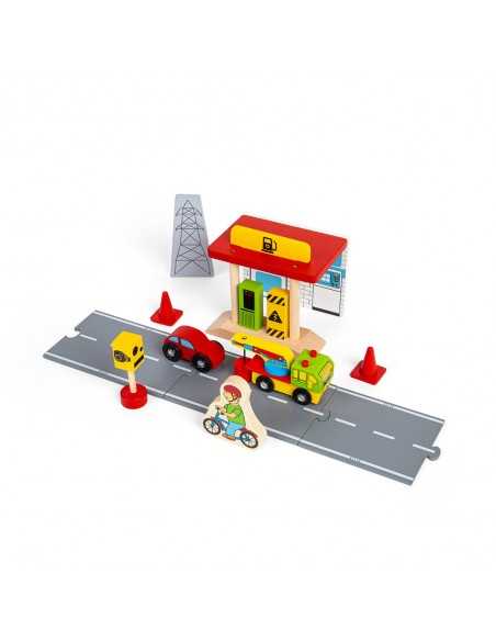 Bigjigs Rail Roadway Accessory Pack-Multicolour Bigjigs Toys