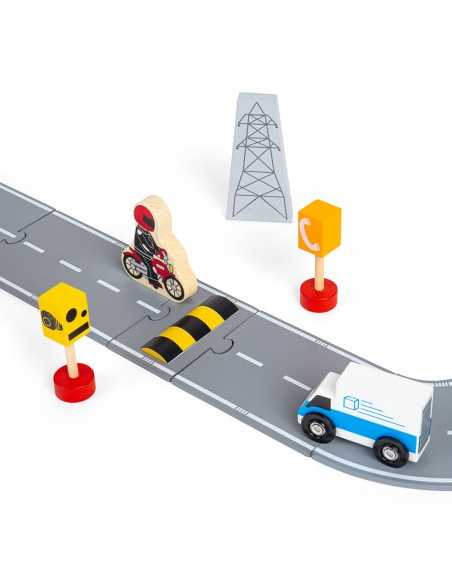 Bigjigs Rail Roadway Accessory Pack-Multicolour Bigjigs Toys