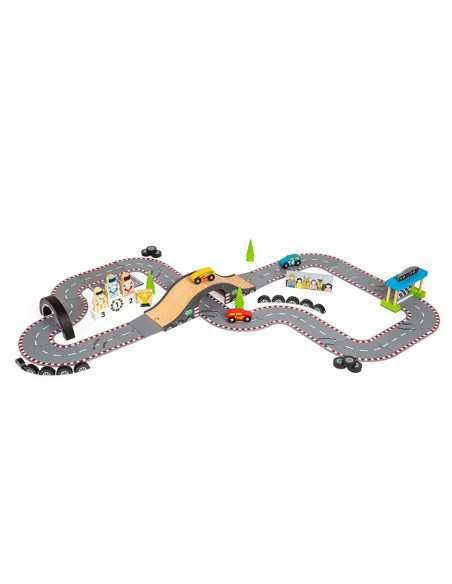 Bigjigs Rail Roadway Race Day-Multicolour Bigjigs Toys