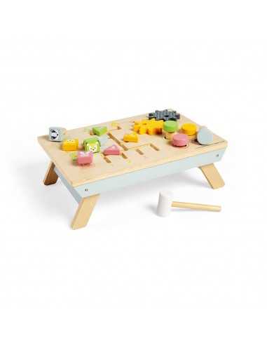 Bigjigs FSC® Certified Tabletop Activity Bench-Multicolour