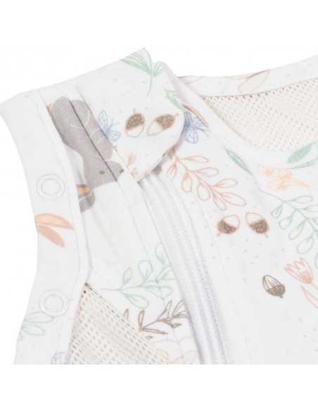 Purflo Swaddle To Sleep Bag 0.5 Tog 0-4M Storybook Nutmeg Purflo