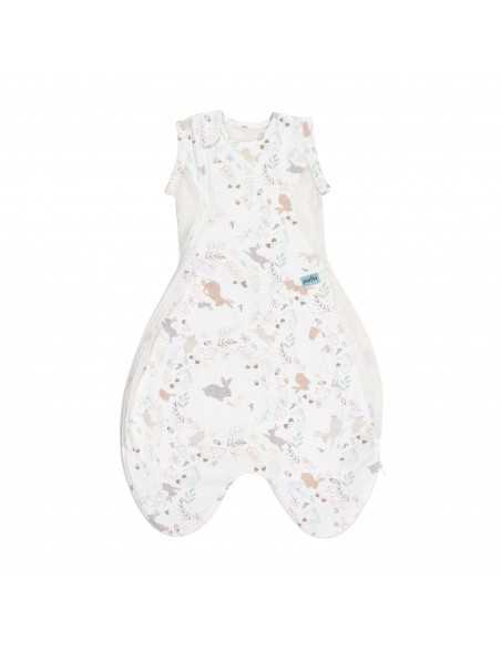 Purflo Swaddle To Sleep Bag 0.5 Tog 0-4M Storybook Nutmeg Purflo