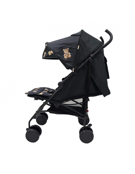 Roma Star Umbrella Buggy-Teddy Black Roma