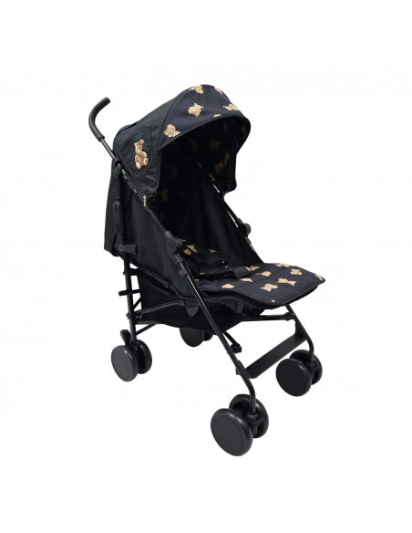 Roma Star Umbrella Buggy-Teddy Black Roma