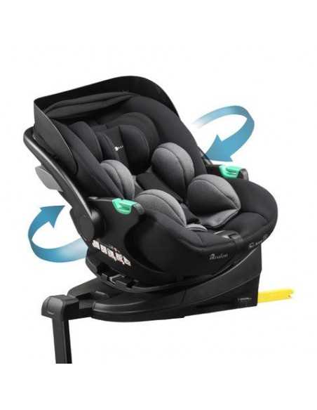 Cozy N Safe Avalon i-Size 360 Rotation Car Seat Carrier with Base-Black/Grey Cozy N Safe