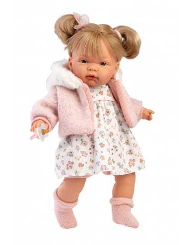 Llorens Doll Joelle Baby Doll Girl Doll-Pink