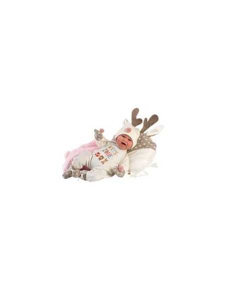 Llorens Dolls Mimi Laughing Baby Doll 43cm-pink Llorens Dolls