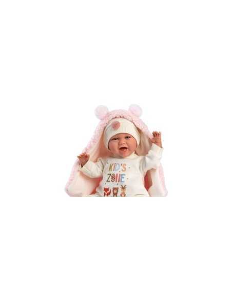 Llorens Dolls Mimi Laughing Baby Doll 43cm-pink Llorens Dolls