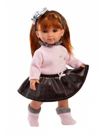 Llorens Dolls Nicole Beautiful Doll 38cm Pink Black Llorens Dolls