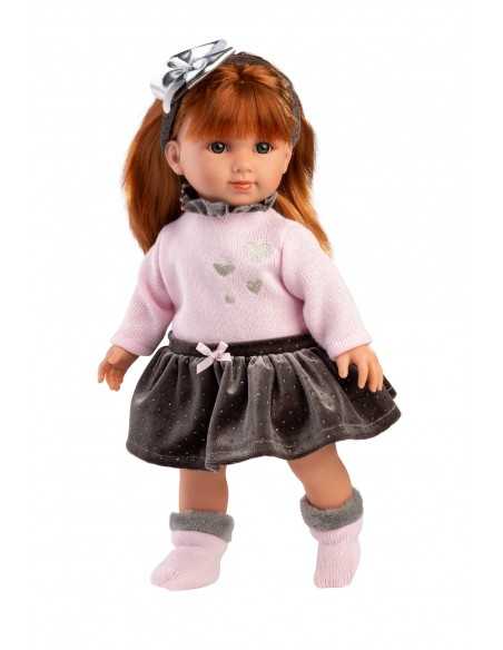 Llorens Dolls Nicole Beautiful Doll 38cm Pink Black Llorens Dolls