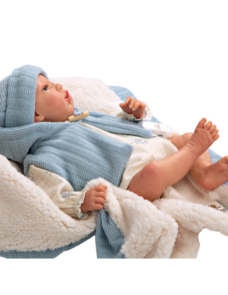 Arias Toys Martin Reborn Doll 40cm-Blue Arias Toys