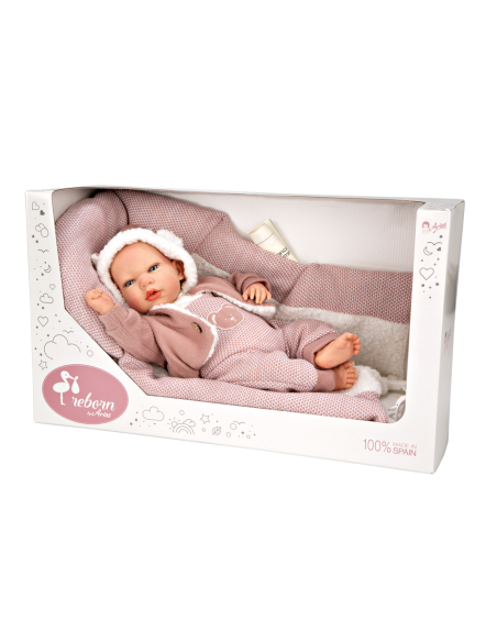 Arias Toys Gadea Reborn Doll 40cm-Pink Arias Toys