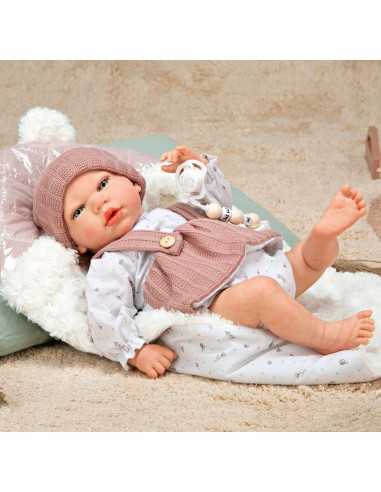 Arias Toys Sanda Reborn Doll 40cm-Pink