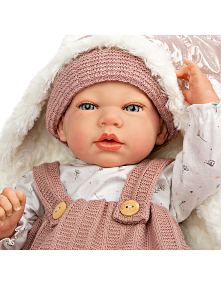 Arias Toys Sanda Reborn Doll 40cm-Pink Arias Toys