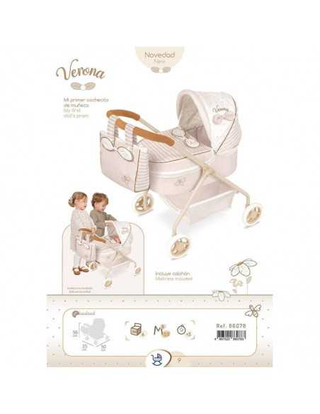 Decuevas Toys My First Pram Verona Collection White Decuevas Toys