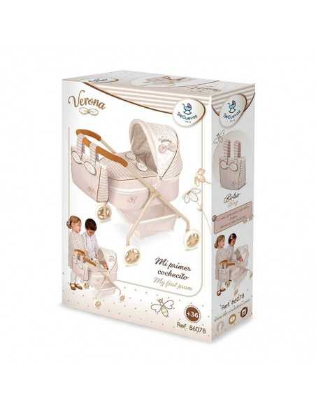 Decuevas Toys My First Pram Verona Collection White Decuevas Toys