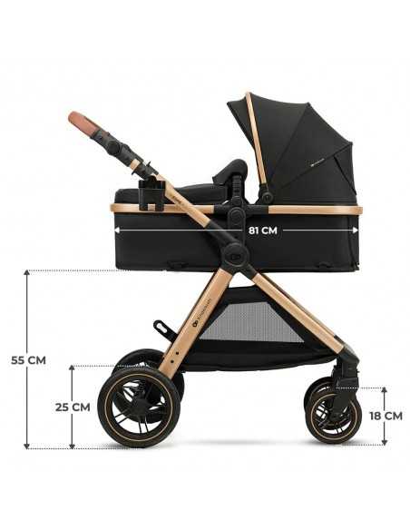 Kinderkraft Multifunctional Baby Stroller ESME 3in1-Pure Black kinderkraft