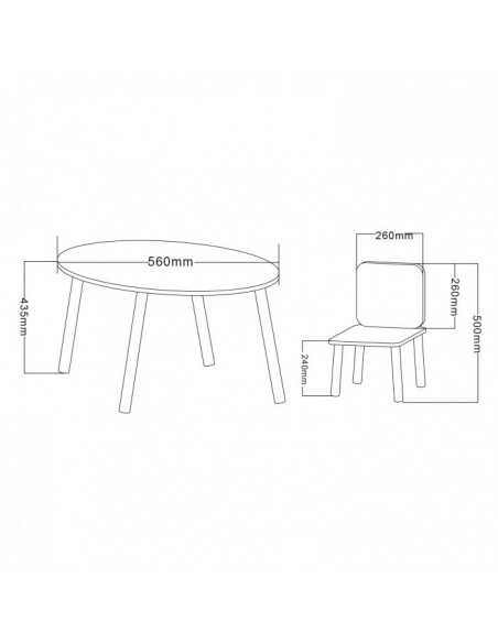 Kidsaw Country Cottage Table & Chairs Kidsaw